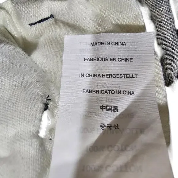 J.Crew Faded Adire Shorts Navy Blue Shibori Indigo Size 8 - Picture 10 of 10